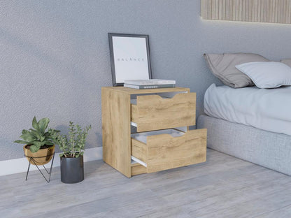 Mesa De Noche Kireva Mainstayns Macadamia Blanco