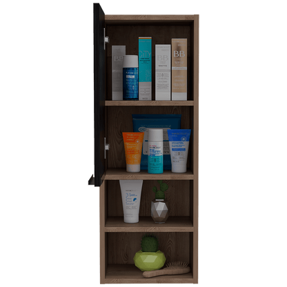 Gabinete De Baño Elaren Miel Y Plomo