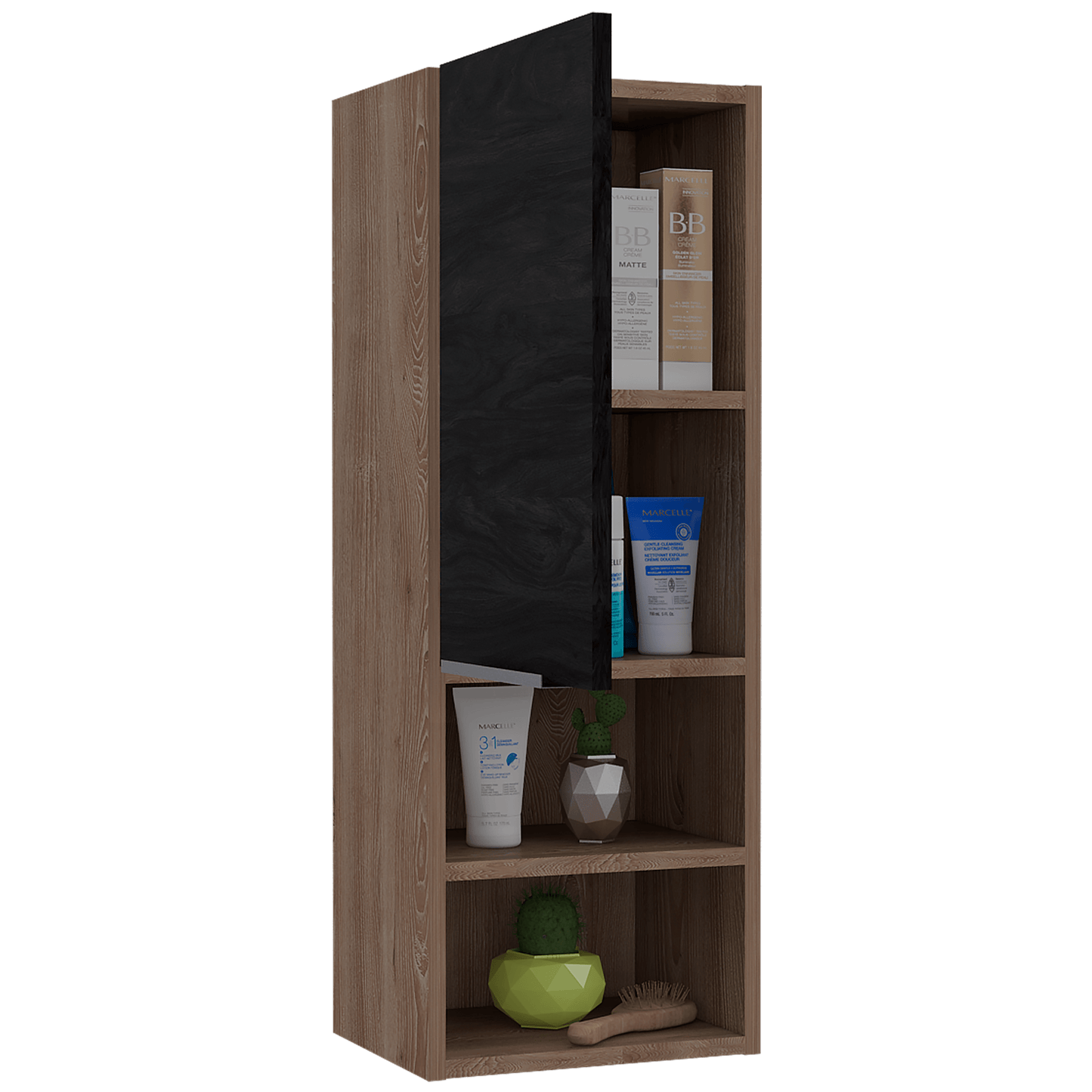Gabinete De Baño Elaren Miel Y Plomo