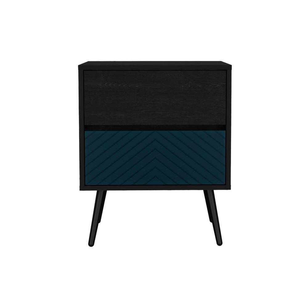 Nochero Lutso 2 Cajon Roble Negro Lianor