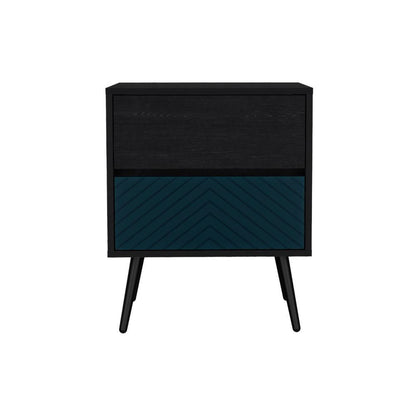 Nochero Lutso 2 Cajon Roble Negro Lianor