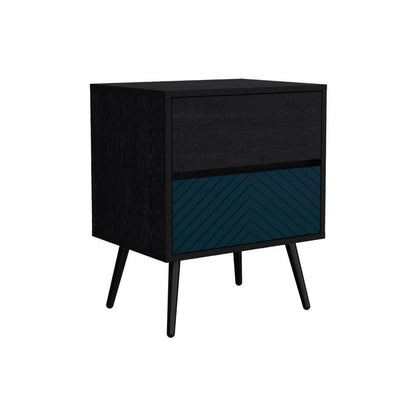 Nochero Lutso 2 Cajon Roble Negro Lianor