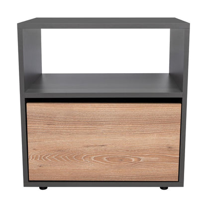 Mesa De Noche Syvana Plomo Miel