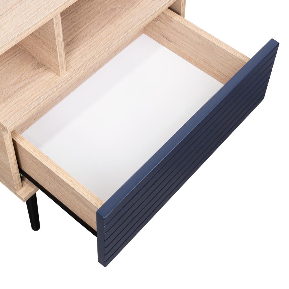 Nochero Novisa 1Cajon  Rovere Azul Navy