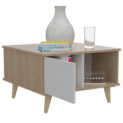 Mesa De Centro Topacio Rovere Y Blanco
