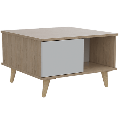 Mesa De Centro Topacio Rovere Y Blanco