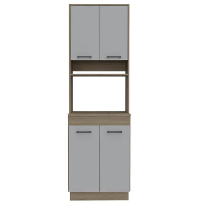 Modulo Microondas Galichia Rovere Y Blanco