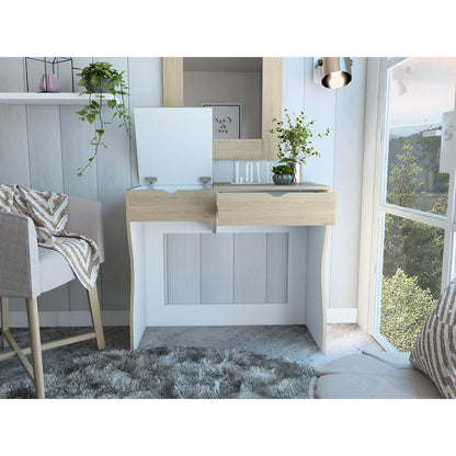 Mueble Tocador Kylian Rovere Y Blanco