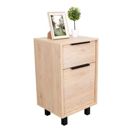 Velador Okria Z 41  Rovere + Blanco