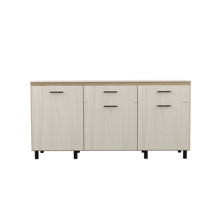 Modulo Inferior Cocina Vionel  Rovere Niebla 180 Cm
