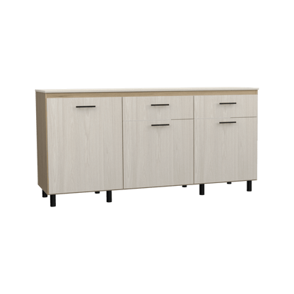 Modulo Inferior Cocina Vionel  Rovere Niebla 180 Cm