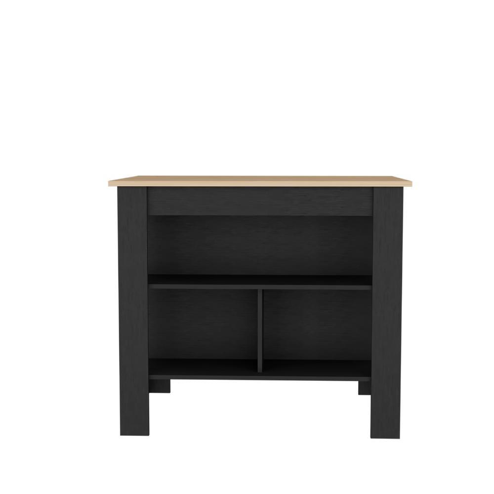 Barra De Cocina Serima Rovere Y Wengue