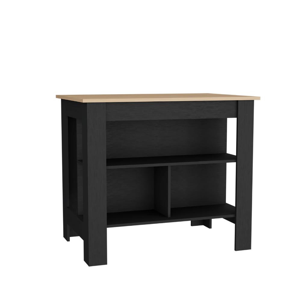 Barra De Cocina Serima Rovere Y Wengue