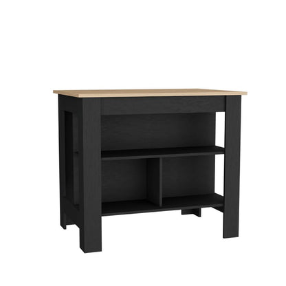 Barra De Cocina Serima Rovere Y Wengue