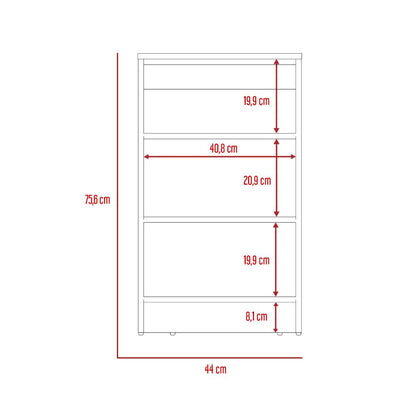 Mueble Optimizador 3 Kaleza Bi Color  Duna Blanco