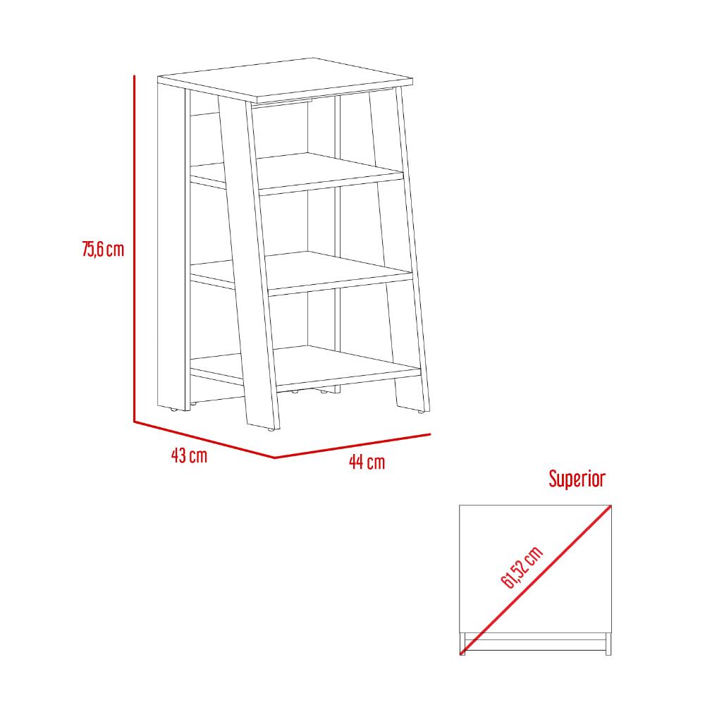Mueble Optimizador 3 Kaleza Bi Color  Duna Blanco