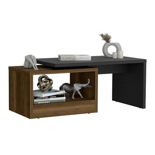 Mesa De Centro Okria Wengue Y Coñac