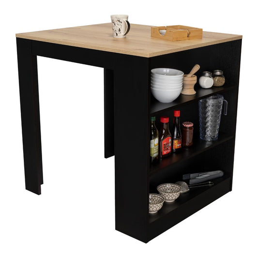 Barra De Cocina Riyamet Wengue Y Miel