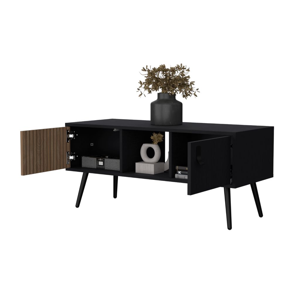 Mesa De Centro Funes Eco  Wengue Lenno