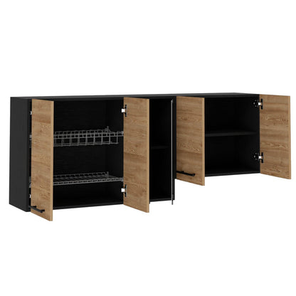 Gabinete Superior Preden Miel Y Wengue 150 Cm