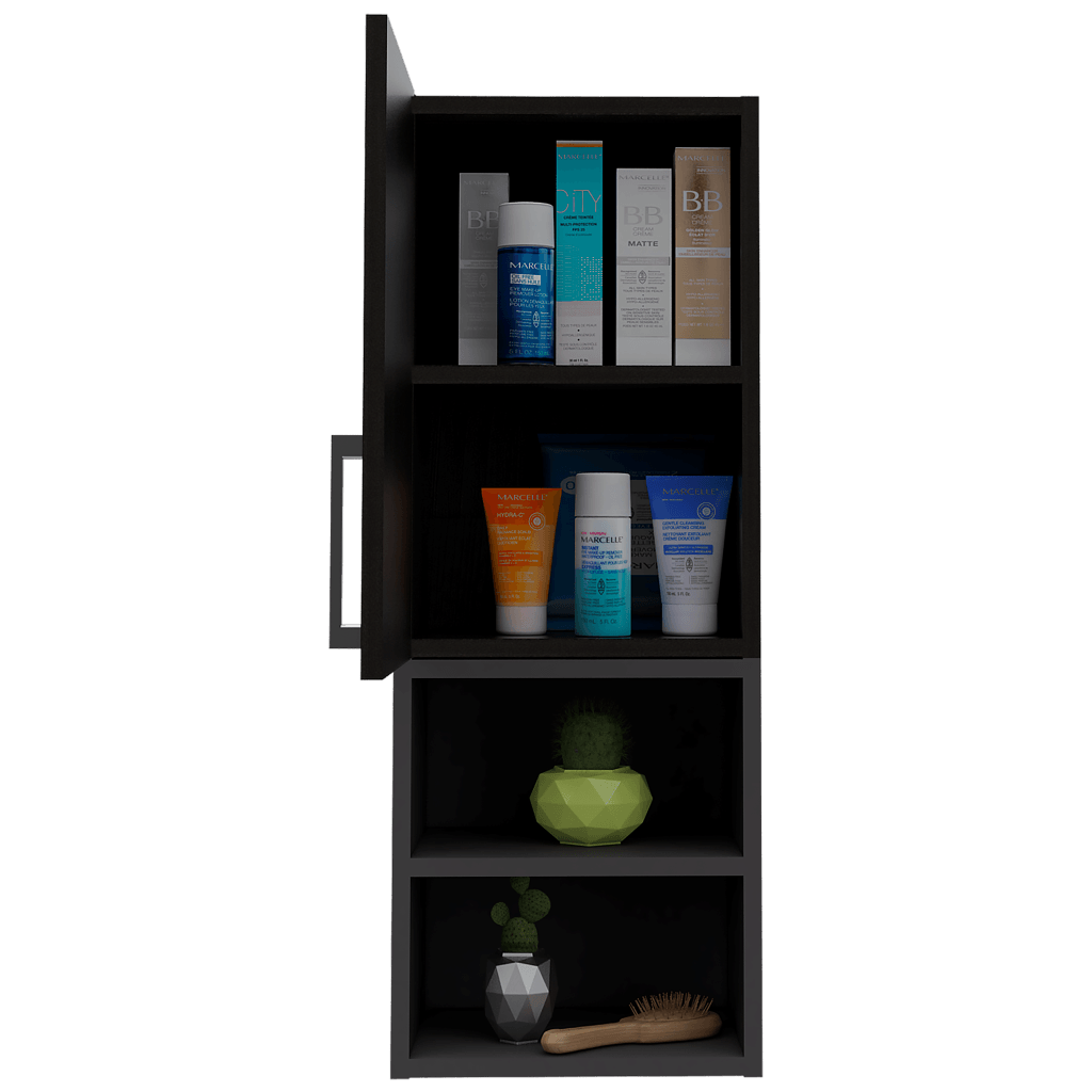 Mueble Auxiliar De Baño Norvia  Wengue + Plomo