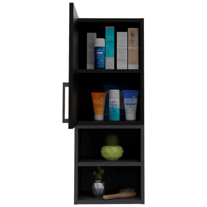 Mueble Auxiliar De Baño Norvia  Wengue + Plomo