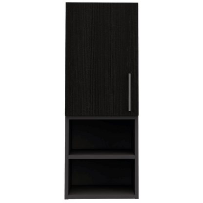 Mueble Auxiliar De Baño Norvia  Wengue + Plomo