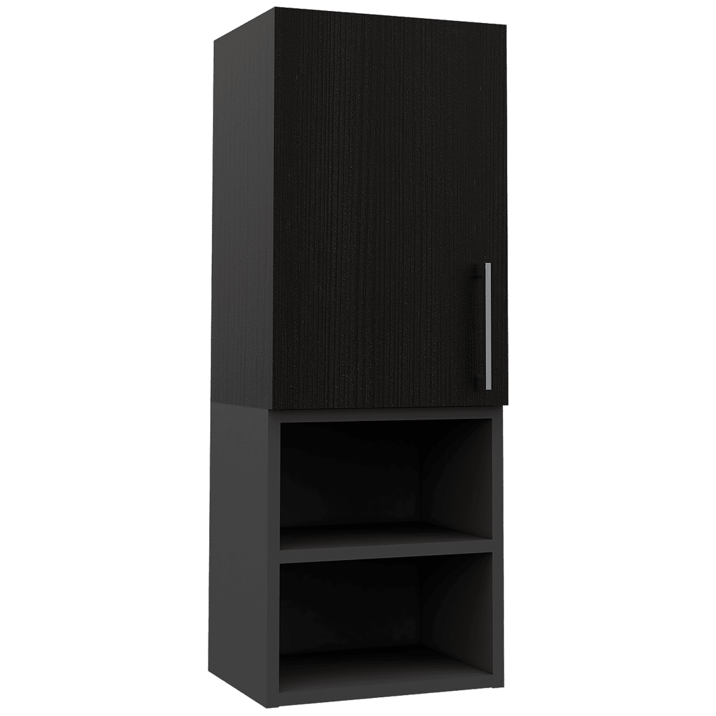Mueble Auxiliar De Baño Norvia  Wengue + Plomo