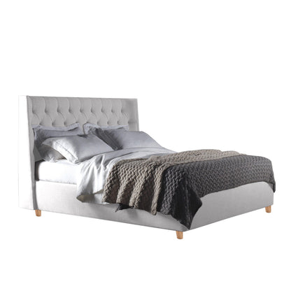 Espaldar de Cama King Marfil  blanco