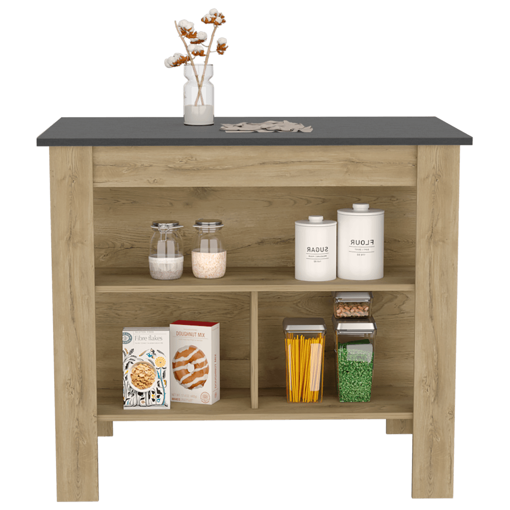 Barra De Cocina Serima Macadamia Y Wengue