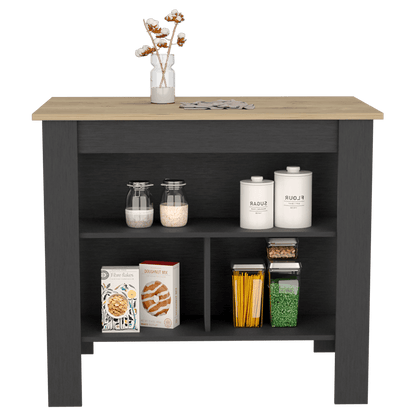 Barra De Cocina Serima Wengue Y Macadamia M