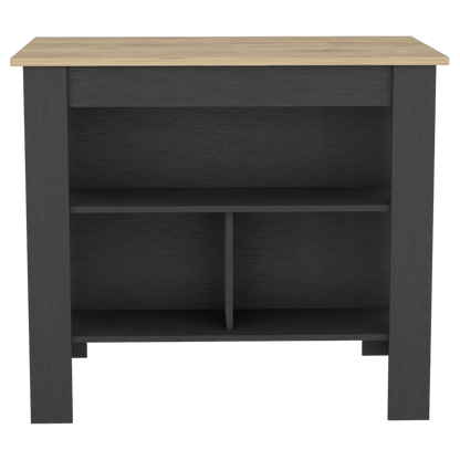 Barra De Cocina Serima Wengue Y Macadamia M