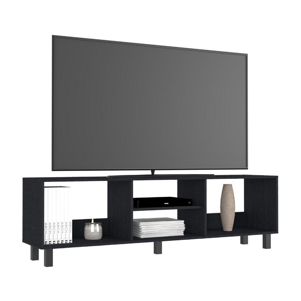 Mesa Para Tv Lureon Wengue Para Tv  De 70"