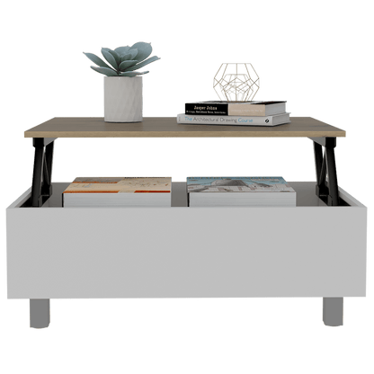 Mesa De Centro Yuniva Lift Top Coffee Table Blanco