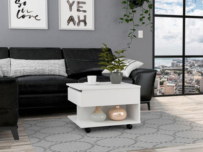 Mesa De Centro Arelva Lift Top Blanco