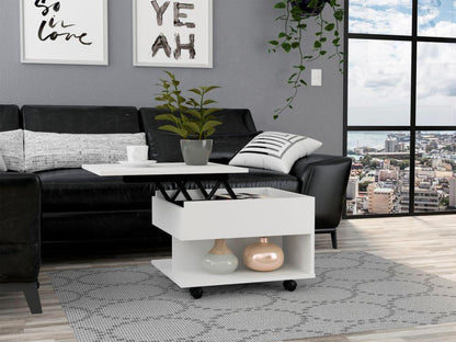 Mesa De Centro Arelva Lift Top Blanco