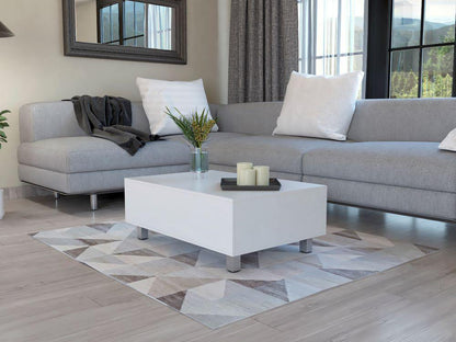 Mesa De Centro Yuniva Lift Top Coffee Table (1C) White Mqz