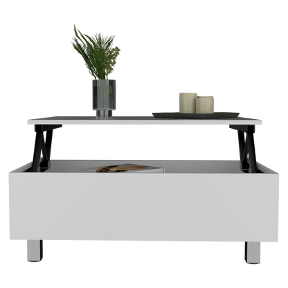 Mesa De Centro Yuniva Lift Top Coffee Table (1C) White Mqz