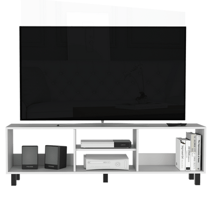Rack Para Tv Lureon 160  Blanco Hasta 70"