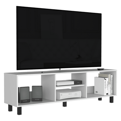 Rack Para Tv Lureon 160  Blanco Hasta 70"