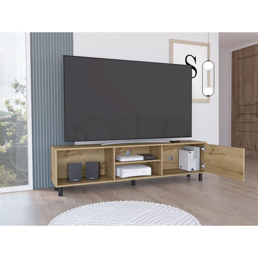 Mesa Para Tv Lureon Macadamia Para Televisor Hasta 70"
