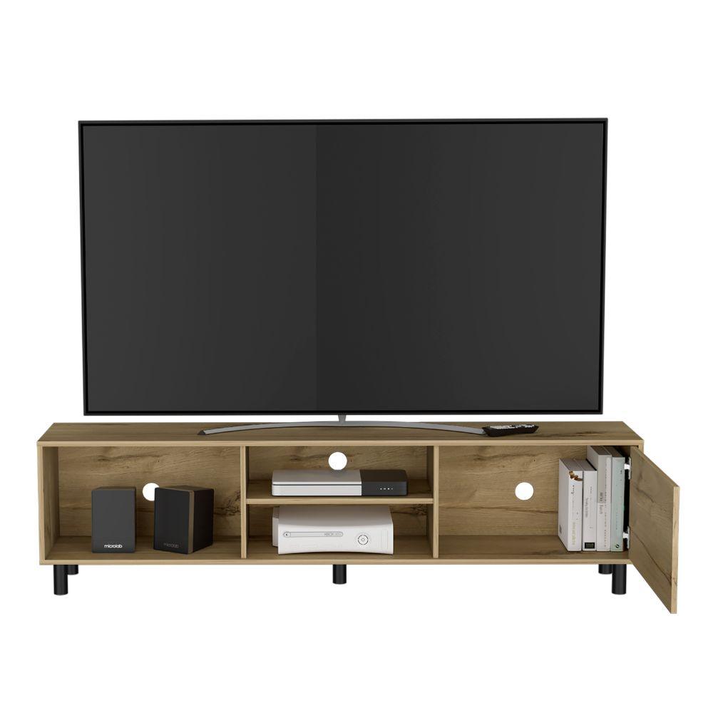 Mesa Para Tv Lureon Macadamia Para Televisor Hasta 70"