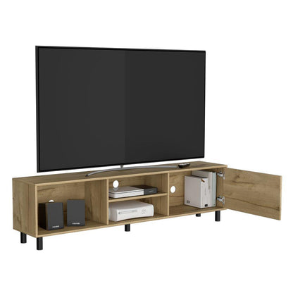 Mesa Para Tv Lureon Macadamia Para Televisor Hasta 70"