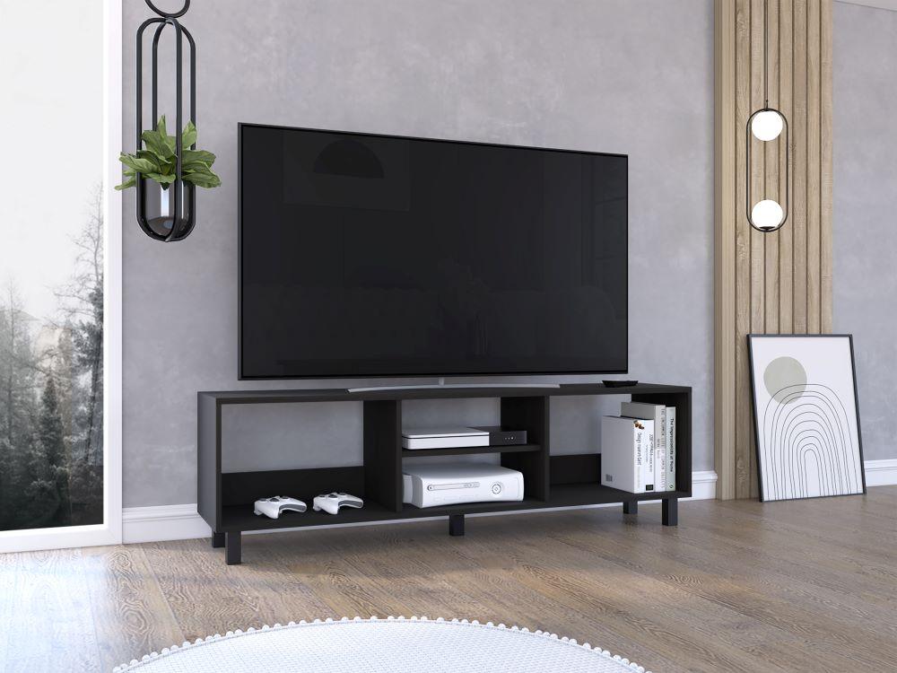 Mesa Para Tv Lureon Wengue Para Tv De 70"