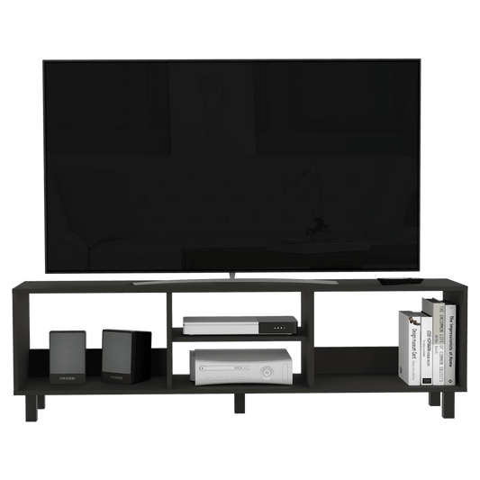 Mesa Para Tv Lureon Wengue Para Tv De 70"