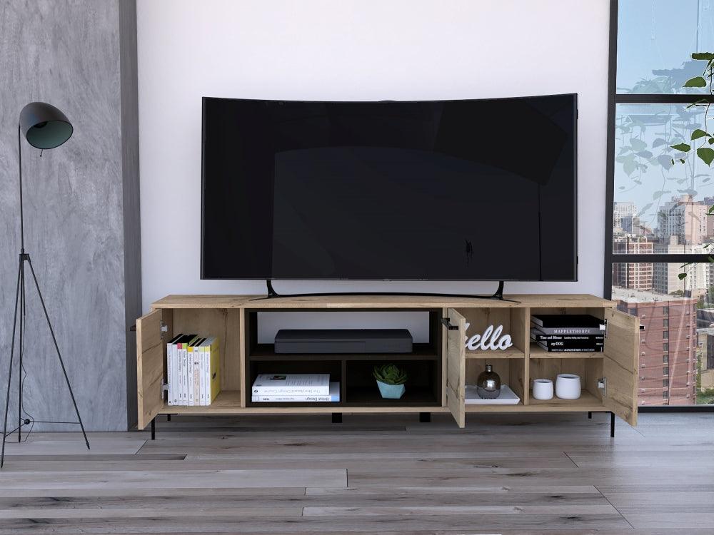 Rack Para Tv Zalune  Duna Wengue Para Tv De 65"