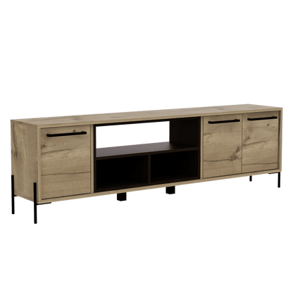 Rack Para Tv Zalune  Duna Wengue Para Tv De 65"