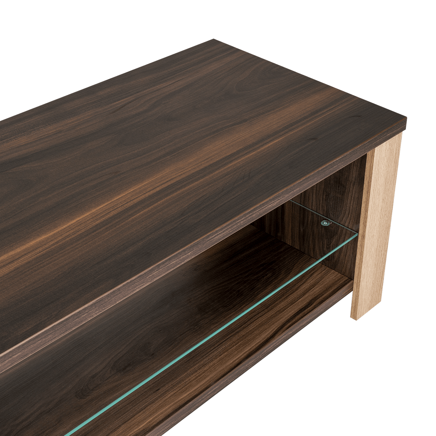 Mesa De Centro Thinka  Habano  Y Rovere