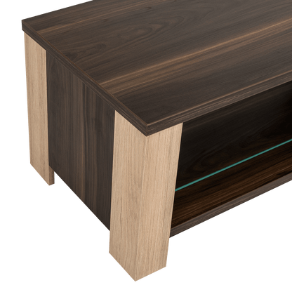 Mesa De Centro Thinka  Habano  Y Rovere