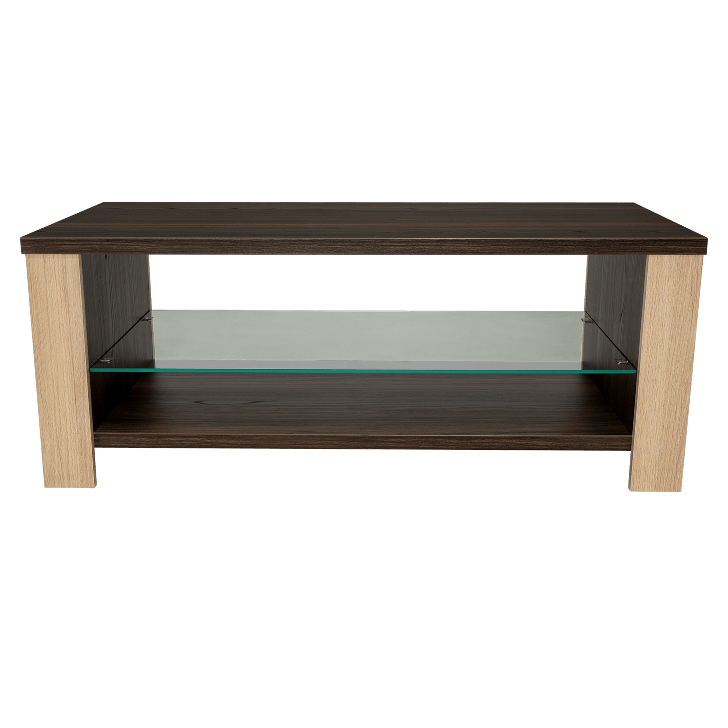 Mesa De Centro Thinka  Habano  Y Rovere